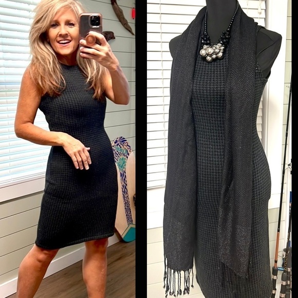 Lauren Ralph Lauren Dresses & Skirts - 🔥VTG Lauren Ralph Lauren, Soft Tweed Body-Con Dress, Stretch, Pull-On, EUC, S